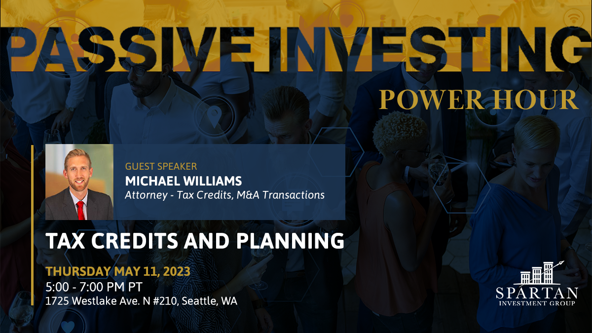 image for Passive Investing Power Hour: Tax Credits & Planning