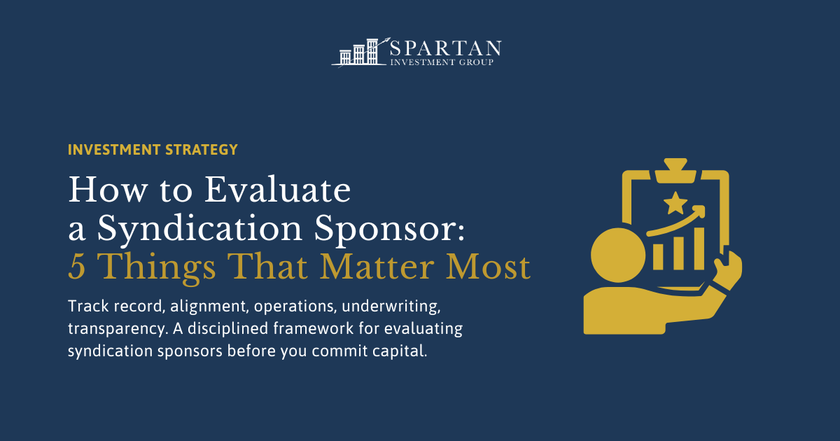 Featured image for How to Evaluate a Syndication Sponsor: 5 Things That Matter Most